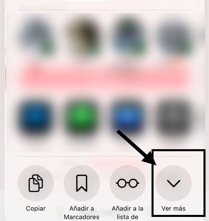 Captura del pas 3: Desplega totes les opcions